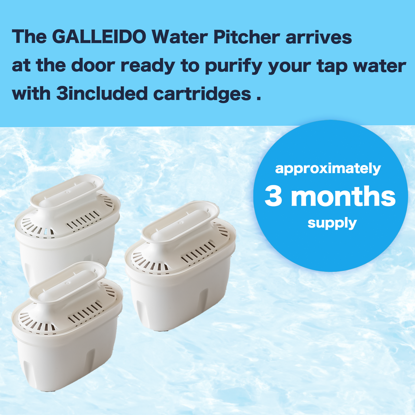 GALLEIDO WATER FILTER PITCHER SUBSCRIPTION CLUB